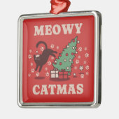 Meowy Catmas Ornament Aus Metall (Links)