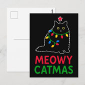 Meowy Catmas Postkarte (Vorne/Hinten)