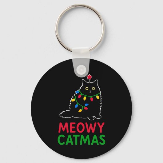 Meowy Catmas Schlüsselanhänger (Vorderseite)