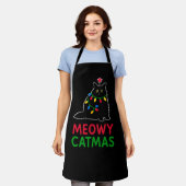 Meowy Catmas Schürze (Getragen)