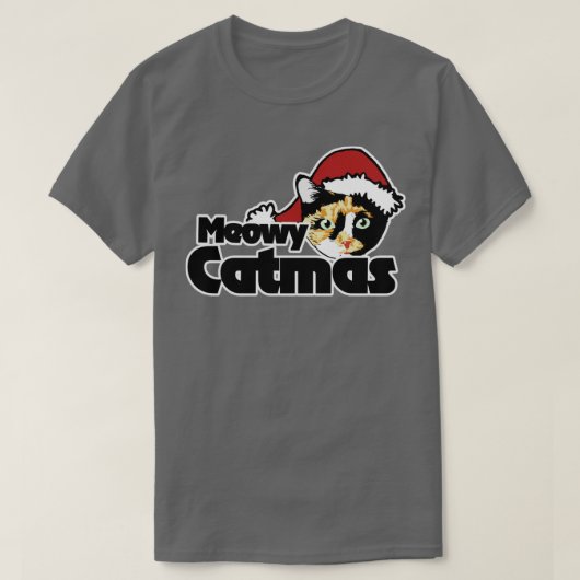 Meowy Catmas T-Shirt (Design vorne)