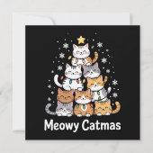 Meowy Catmas Weihnachtsbaum Weihnachten Weihnachte (Vorderseite)