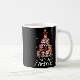 Meowy Catmas Weihnachtsbaum Weihnachten Weihnachts Kaffeetasse