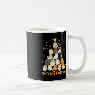 Meowy Catmas Weihnachtsbaum Xmas Girls Boys Fu Kaffeetasse