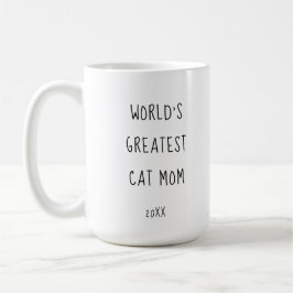 Meowy Catmas Welt größte Cat Mama Name Foto Kaffeetasse