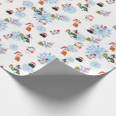Meowy Catmas Wrapping Paper Geschenkpapier (Ecke)