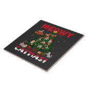 Meowy Chirstmas Fliese (Seite)
