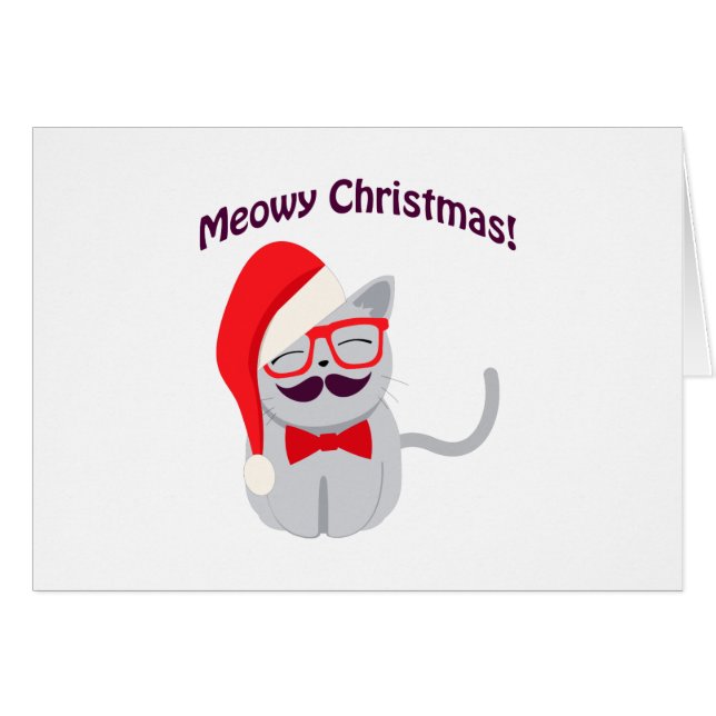 Meowy Christmas! (Vorderseite (Horizontal))