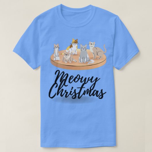 Meowy Christmas2 T-Shirt (Design vorne)