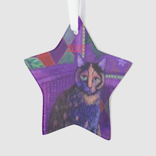 Meowy Christmas 2025 ornament (Vorderseite)