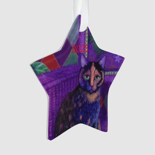 Meowy Christmas 2025 ornament (Vorderseite)