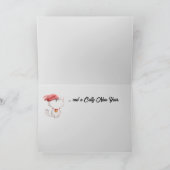 Meowy Christmas Card Dankeskarte (Innenseite)