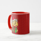 Meowy Christmas Cat 11 oz Classic Tasse (Vorderseite Links)