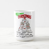 Meowy Christmas Cat – Cute Holiday Cat Lovers Mug Kaffeetasse (Mittel)