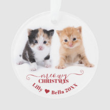 Meowy Christmas Cat Foto Names Red