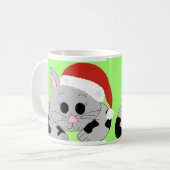 Meowy Christmas Cat Kaffeetasse (Vorderseite Links)