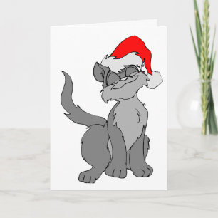 MEOWY CHRISTMAS CAT-KARTEN KARTE