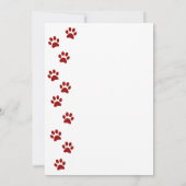 Meowy Christmas Cat Kitten Foto White (Rückseite)