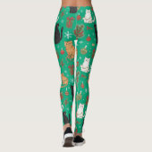 Meowy Christmas Cat Leggings - Gift For Cat Mom (Rückseite)