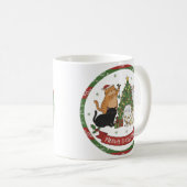 Meowy Christmas Cat Lovers Mug - Christmas Gift Kaffeetasse (VorderseiteRechts)