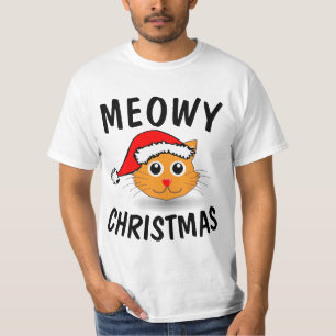 Meowy Christmas Cat T - Shirt