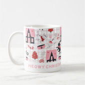 Meowy Christmas Cat Tasse (Links)