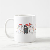 Meowy Christmas Cat Tasse - Individuelle Name Weih (Links)