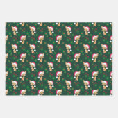 Meowy Christmas Cat Themed Geschenkpapier Set (Vorderseite 2)