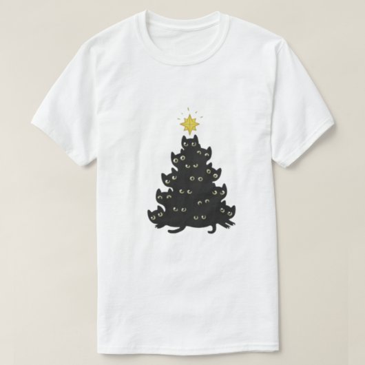 Meowy Christmas Classic T - Shirt (Design vorne)