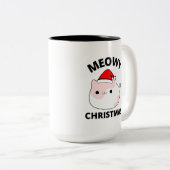 Meowy Christmas Coffee Tasse (VorderseiteRechts)