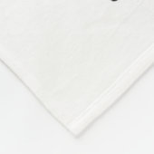 Meowy Christmas Cute Gray Tabby Cat Holiday Lights Fleecedecke (Ecke)