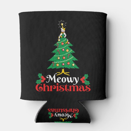 Meowy Christmas Dosenkühler (Rückseite)