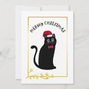 Meowy Christmas Einladung