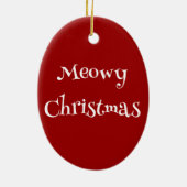 Meowy Christmas Elf Kitten Ornament (Hinten)