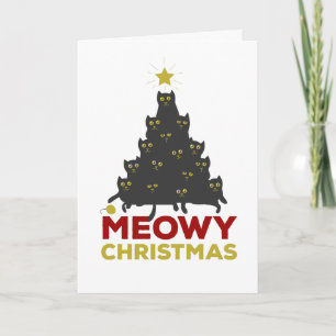 Meowy Christmas Feiertagskarte