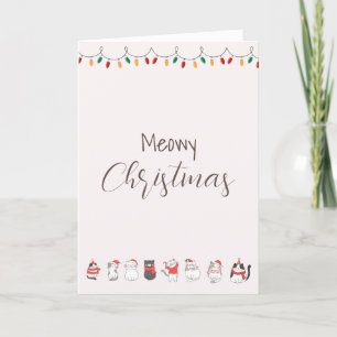 Meowy Christmas Feiertagskarte
