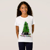 MEOWY CHRISTMAS, Frohe Weihnachtsgeschenke, Catmas T-Shirt (Vorne ganz)