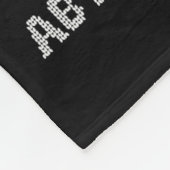 Meowy Christmas Funny Abyssinian Cat Santa Hat Ugl Fleecedecke (Ecke)