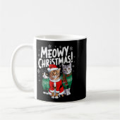 Meowy Christmas Funny Cat Christmas Holiday Xmas S Kaffeetasse (Links)