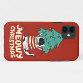 Meowy Christmas Funny Cat Lover Case-Mate iPhone Hülle (Rückseite (Horizontal))