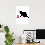 Meowy Christmas Funny Cat Poster (Heimbüro)