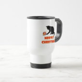 Meowy Christmas Funny Cat Reisebecher (VorderseiteRechts)