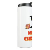 Meowy Christmas Funny Cat Thermosbecher (Nach links gedreht)
