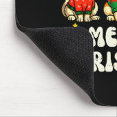 Meowy Christmas Funny Cat Xmas Kitten Cat Lover Me Mousepad (Ecke)