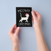 Meowy Christmas - Funny Christmas 2022 Flyer (Gruppe)