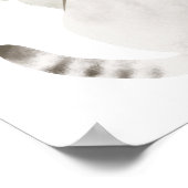 Meowy Christmas Funny Kitty Cat Poster (Ecke)