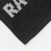 Meowy Christmas Funny Ragdoll Cat Santa Hat Ugly S Fleecedecke (Ecke)