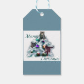 Meowy Christmas Geschenkanhänger (Rückseite)