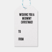 Meowy Christmas! Geschenkanhänger (Rückseite)