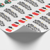 Meowy Christmas Geschenkpapier (Ecke)